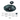 Contemporary Lotus Leaf Bathroom Glass Sink