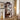 Contemporary Solid Wood Walnut Tall Display Bookshelf