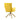 back view of the yellow bright gold base chair 