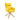 Shining yellow bright chair with gold legs 