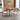 A more zoom image of the Continental High back Rattan Beige Dining Chair
