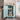 Corner Green Triangle Bathroom Cabinet with Adjustable Shelves