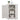Corner White Triangle Bathroom Cabinet with Adjustable Shelves