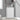Corner White Triangle Bathroom Cabinet with Adjustable Shelves