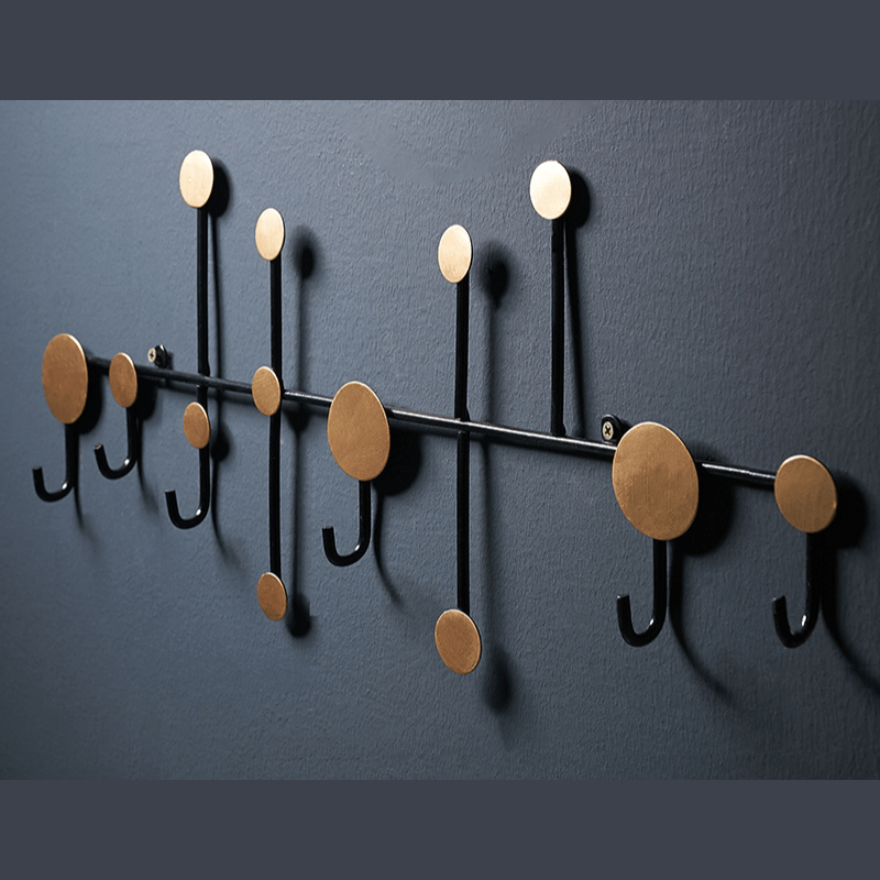 Elegant Round Dot Coat Hook - Stylish Wall Storage Solution – CharmyDecor
