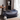 Cubic-Shaped Leather Pouf
