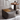 Cubic-Shaped Leather Pouf