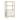 freestanding bookshelf with three shelves
