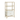 freestanding bookshelf with three shelves