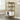 Curiod Gold Metal Bookcase with 3 Glass Shelves and Storage