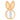 Cute Bunny Shape Rattan Hanging Wall Mirror