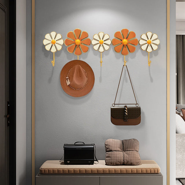 Daisy Wall-Mounted Coat Rack - Stylish Space Saver – CharmyDecor