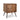 a wood nightstand image, with four sturdy metal legs for durability