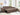 sectional couch with pull-out bed and storage sideview-CharmyDecori