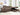 Dark-brown sectional couch with pull-out bed and storage-CharmyDecor