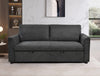 Dark Gray Convertible Loveseat Sleeper Sofa – 3-seater