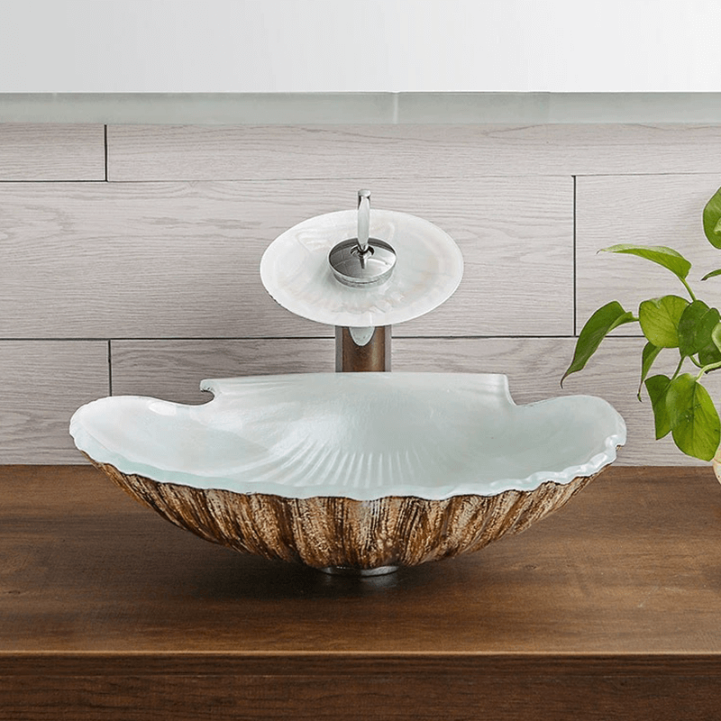 Decorative Shell Shape Scallop Bathroom Sink CharmyDecor Decorative Shell Shape Scallop Bathroom Sink CharmyDecor