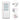 A dimension Image of our Decorative White Glass-Zinc Caming Left Hand Black Knob Inswing Prehung Entry Door 81" x 37"