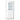 Decorative White Glass-Zinc Caming Right Hand Black Knob Inswing Prehung Entry Door 81 x 37