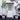 Decorative White Glass-Zinc Caming Right Hand Black Knob Inswing Prehung Entry Door 81 x 37