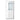 Decorative White Glass-Zinc Caming Right Hand Inswing Prehung Entry Door 81" x 37"