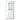 Decorative White Glass-Zinc Caming Right Hand Inswing Prehung Entry Door 81" x 37"