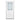 Decorative White Glass-Zinc Caming Right Hand Inswing Prehung Entry Door 81" x 37"