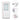 A dimension Image of our Decorative White Glass-Zinc Caming Right Hand Inswing Prehung Entry Door 81" x 37"