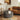 Gray Bean Bag Chair in Living Room setting- CharmyDecor