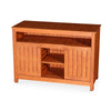 Eucalyptus Wood Sideboard in Natural Oil Finish with Adjustable Shelves