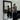 European Style Glossy Black Frame Floor Mirror