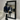 European Style Glossy Black Frame Floor Mirror