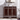 dark red three doors luxury shoe cabinet 