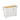 White Kitchen Island with 2 Doors, 3 Drawers, Spice Rack, & Towel Rack - Charmydecor