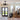 a farmhouse caged ceiling fan image,  hung in a chic living room setting 