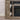 Farmhouse Gray-Wash TV Stand with 18" Fireplace - Open & Closed Storage Space