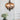 Farmhouse Gray 6-Light Wood Pendant Chandelier with Adjustable Chain