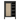 wooden Rattan Wine Cabinet