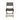 3 Piece Bistro Set Image. 3 Piece outdoor furniture set foldable chair in brown and black