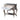 French Country Nightstand Image. An  antique champagne wood nightstand showcasing its spacious drawer and open shelf