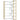 Gold and white bookcase