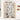 Golden White 7-Tier Tall Corner Metal Bookcase