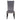 Grey Velvet Armless 2-set Dining Chair with Nailhead-trimmed and Rubber Wood Legs