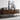 Herringbone 2-Drawer TV Stand in Metal Base