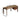 Dimension Image of Solid Walnut Wood Desk