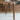Side view of the solid walnut wood desk, showing table height