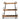 wood and metal bar cart