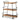 Industrial 3-Tier Mobile Wine Bar Cart