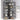 Industrial Silver Grey 7-Tier Tall Corner Metal Bookcase