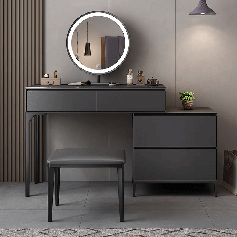 Extendable Vanities Modern Italian Extendable Makeup Vanity Table – CharmyDecor